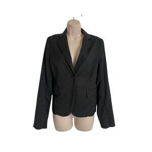 Barneys New York Womens Blazer Jacket Size 4 Virgin Wool Lined Inside Pockets